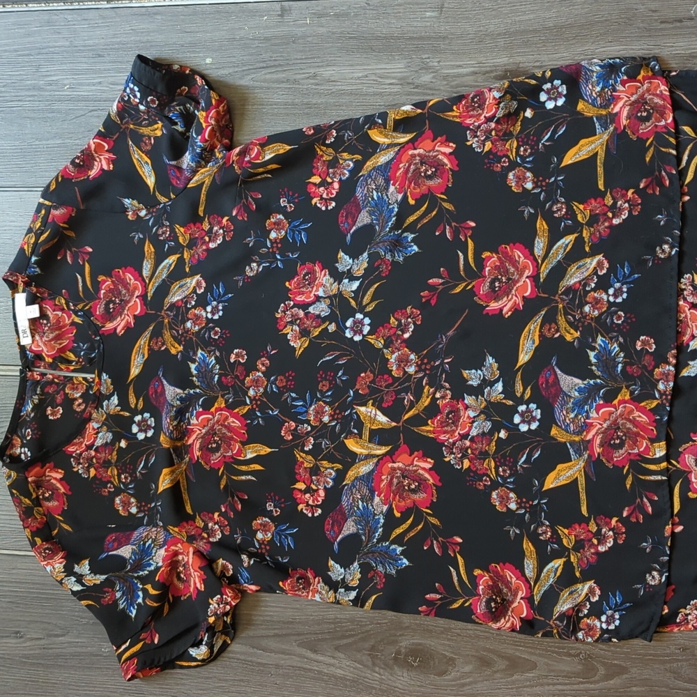 DR2 by Daniel Rainn Floral Blouse